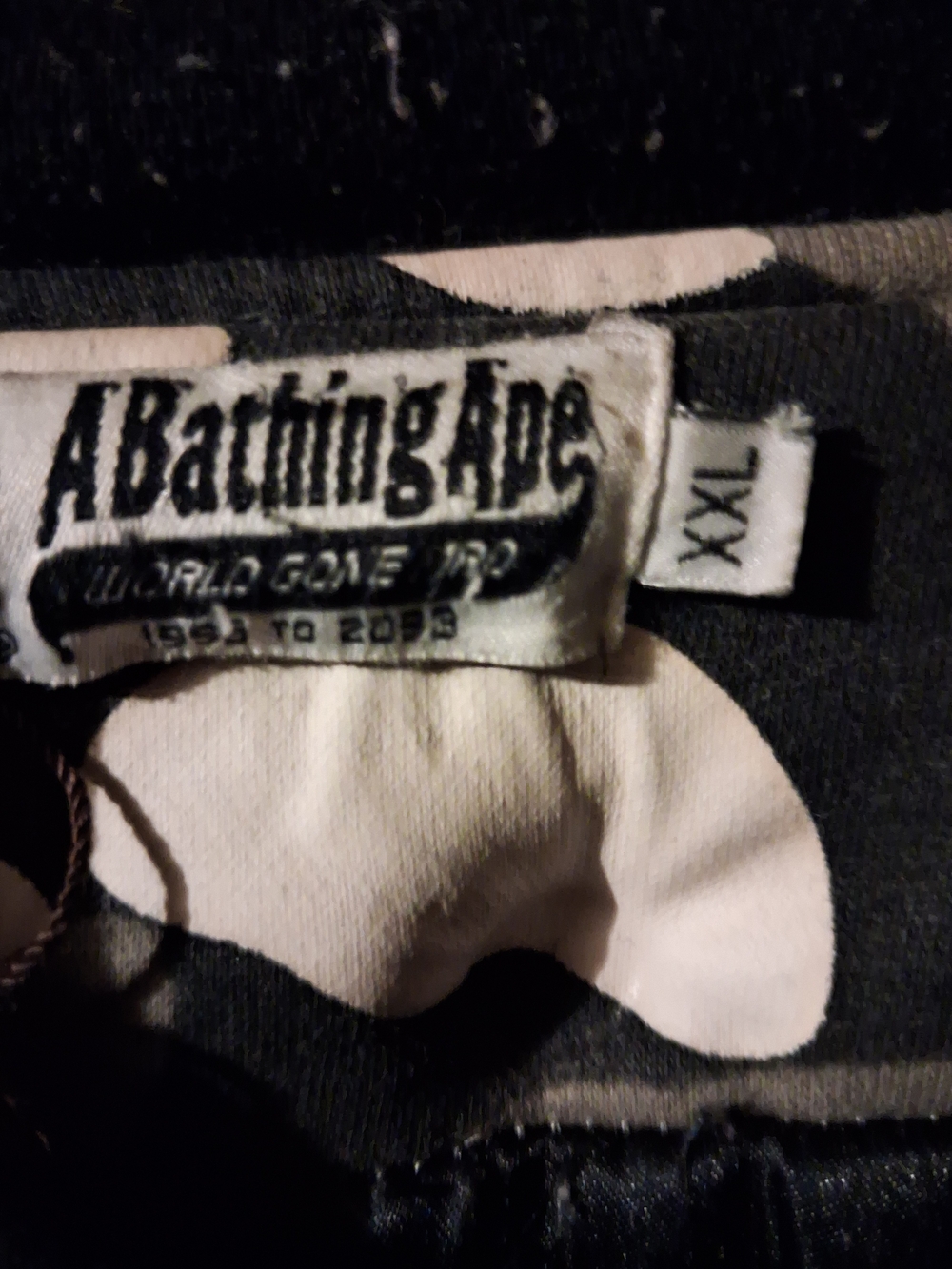 A Bathing Ape Men's Black & White Performance Jacket